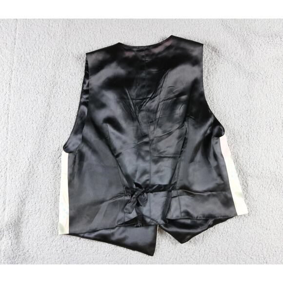 Yasuko Womens Vest Small Medium Kimono Silk Floral Patch Work Vintage Japan USA - Picture 2 of 8